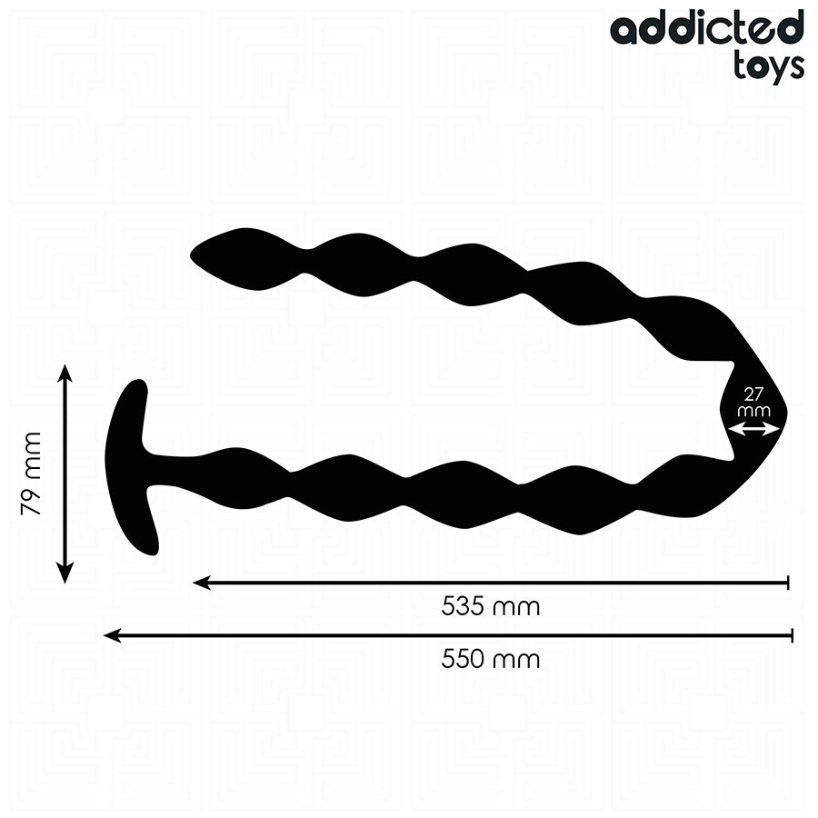 ADDICTED TOYS - EXTRA LONG SILICONE ANAL PLUG - Afbeelding 4