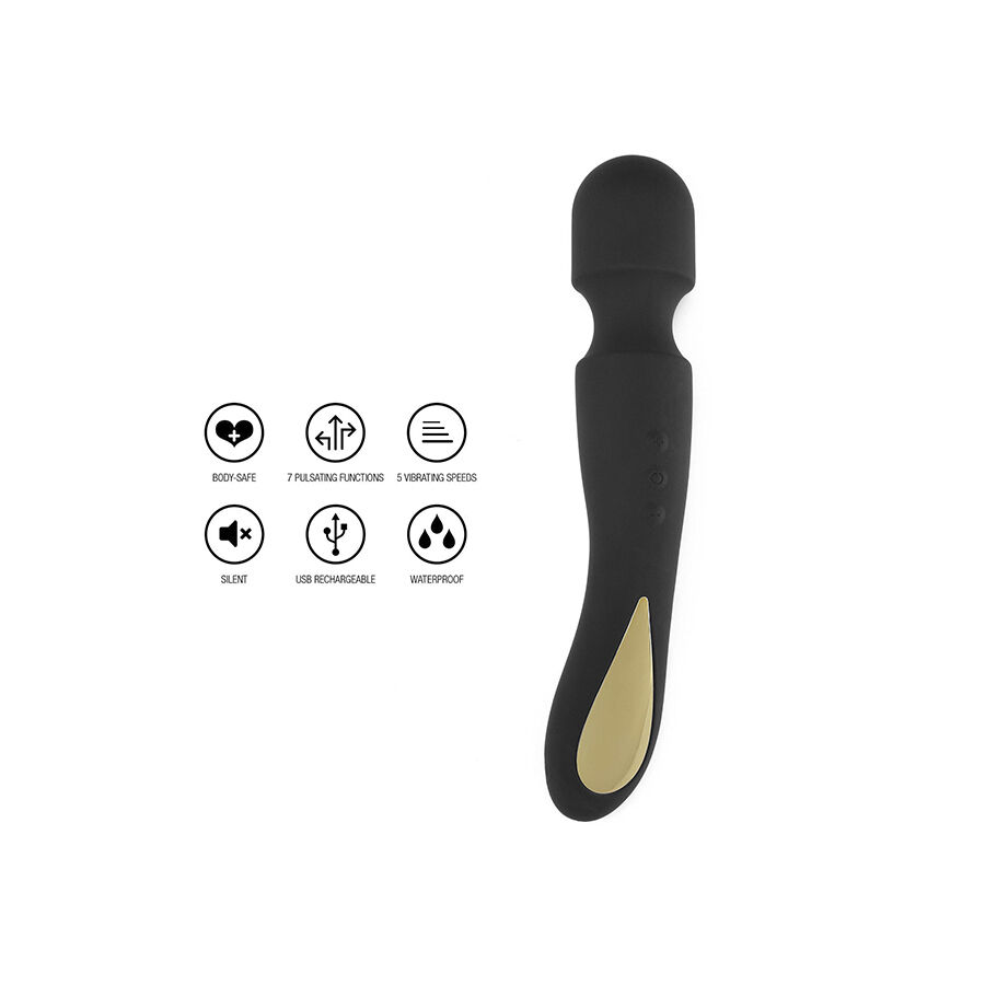 TOYJOY - LIGHT ZENITH WAND MASSAGER BLACK - Afbeelding 3