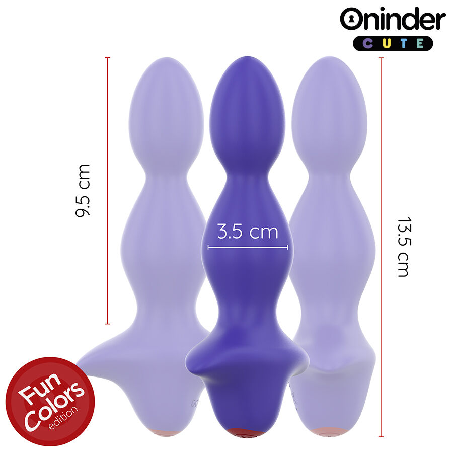 ONINDER CUTE - LOVE BUTT VIBRATING ANAL PLUG DILATOR - FREE WORLDWIDE APP - Afbeelding 2