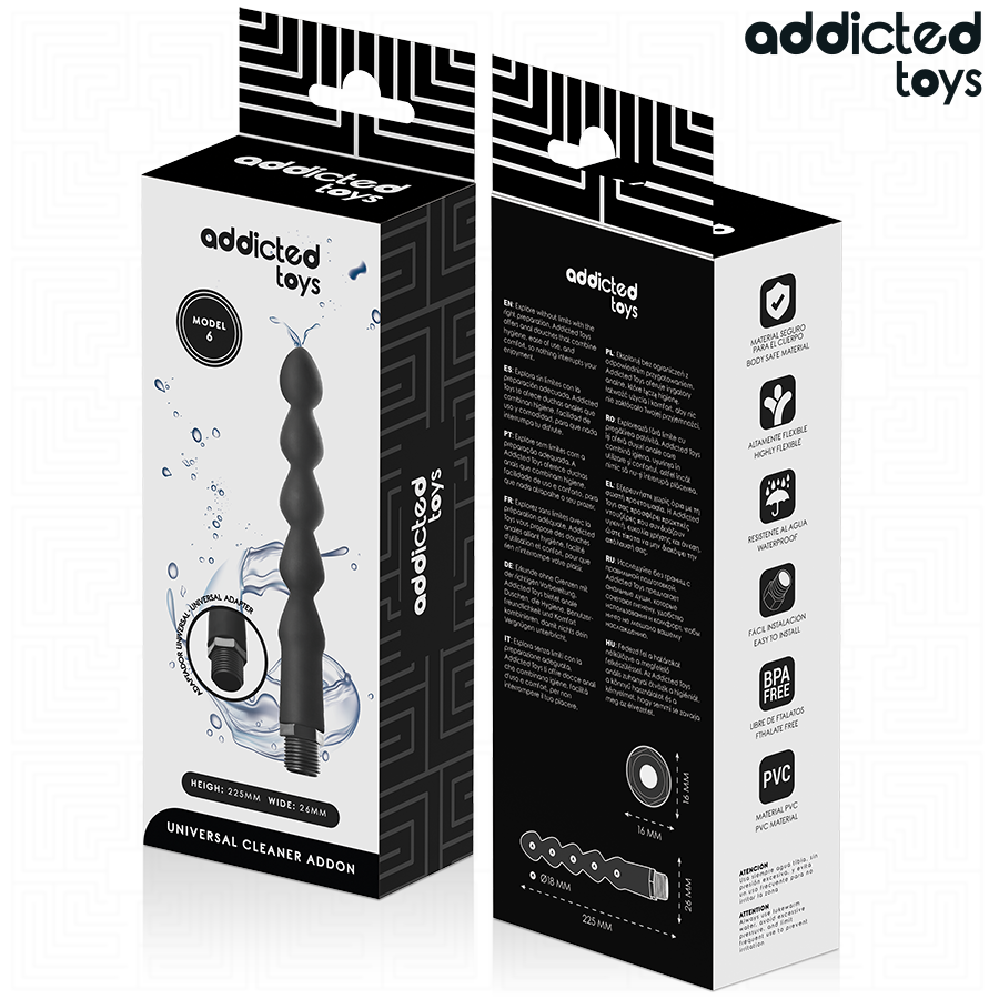 ADDICTED TOYS - ANAL CLEANER WITH UNIVERSAL ADAPTER MODEL 6 - Afbeelding 6