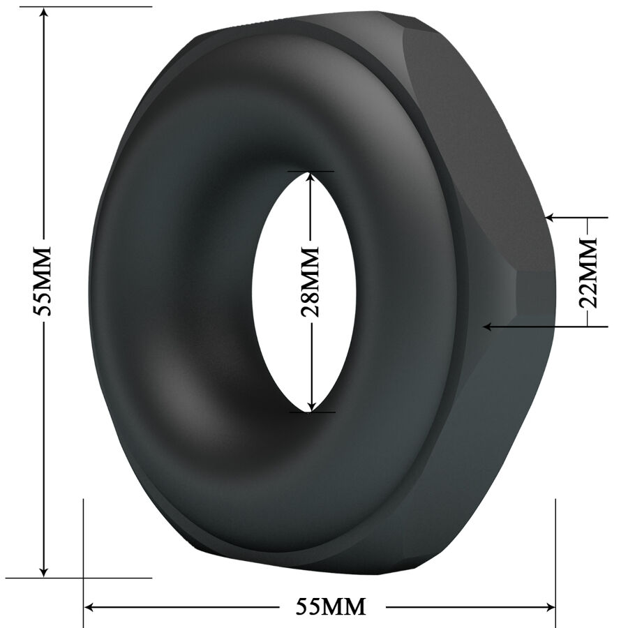 CRAZY BULL - JARVIUS SILICONE RING MODEL 14 - Afbeelding 5