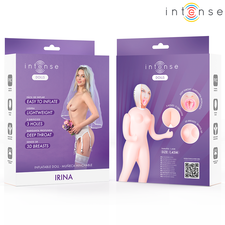INTENSE DOLLS - IRINA INFLATABLE DOLL WITH THREE ORIFICES - Afbeelding 4
