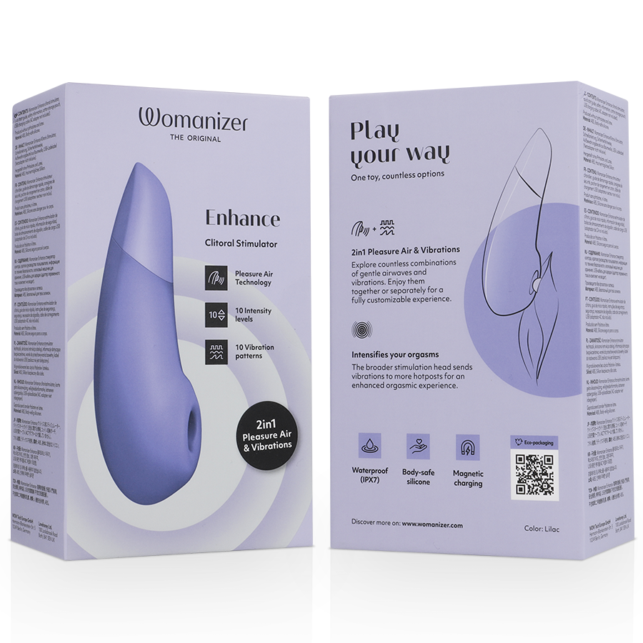 WOMANIZER - ENHANCE CLITORIAL STIMULATOR LILAC - Afbeelding 5