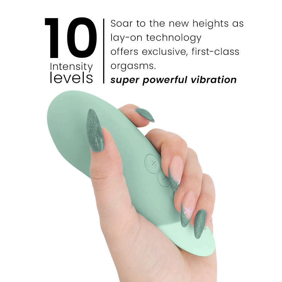 WOMANIZER - VIBE LAY-ON SILENT VIBRATOR SAGE - Afbeelding 5