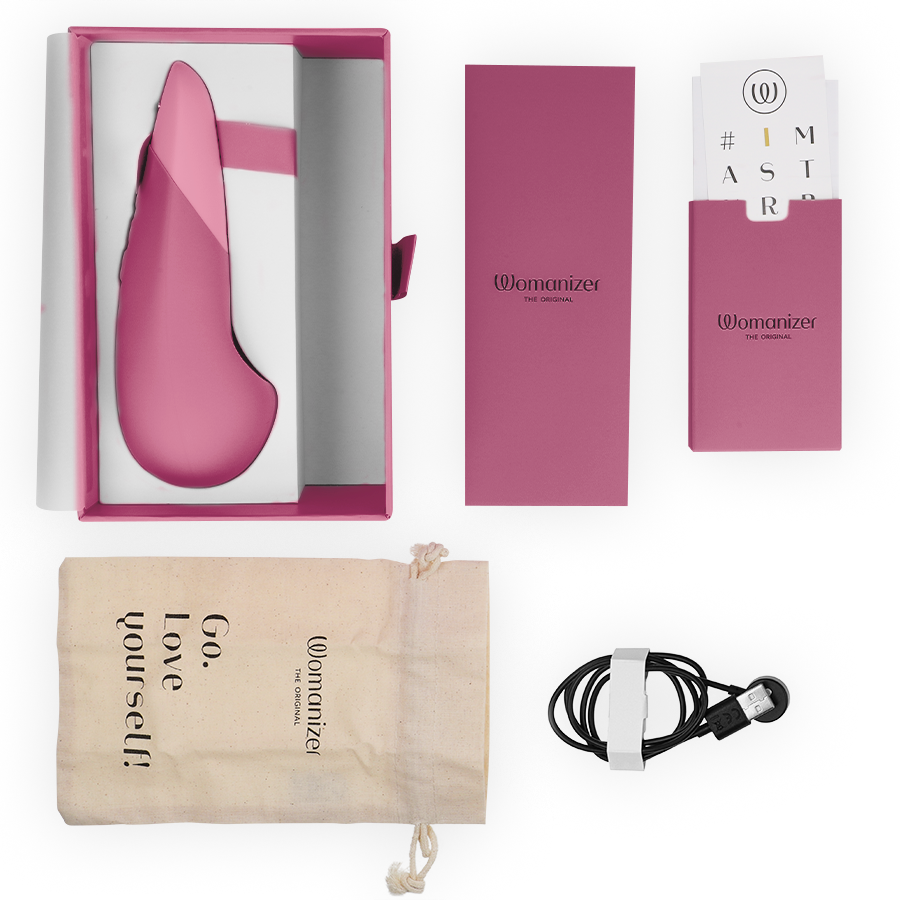 WOMANIZER - VIBE LAY-ON SILENT VIBRATOR DUSKY PINK - Afbeelding 6