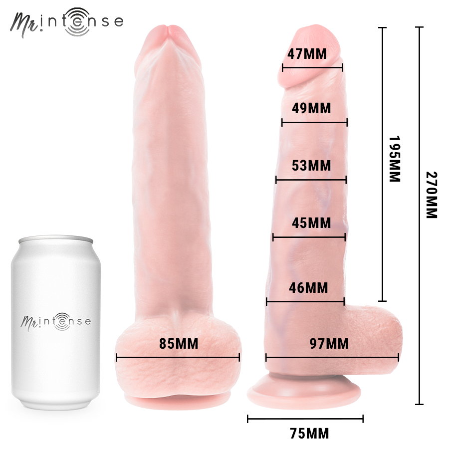 MR INTENSE - NEESON DILDO 27 CM -Ø- 5.6 CM - Afbeelding 3