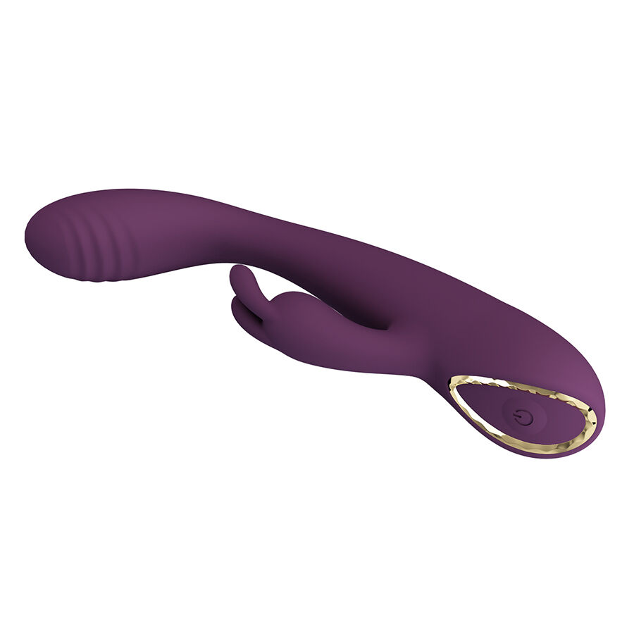 PRETTY LOVE - EMMA RABBIT PURPLE VIBRATOR WITH STIMULATOR - Afbeelding 2