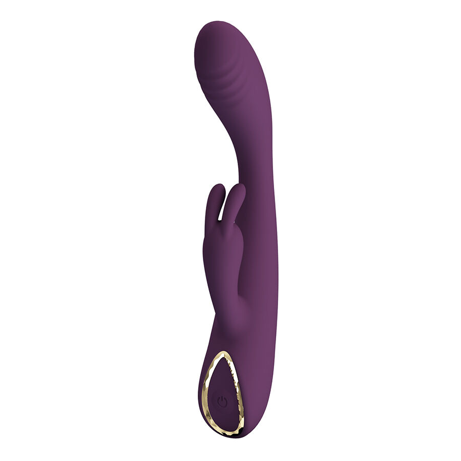 PRETTY LOVE - EMMA RABBIT PURPLE VIBRATOR WITH STIMULATOR - Afbeelding 3