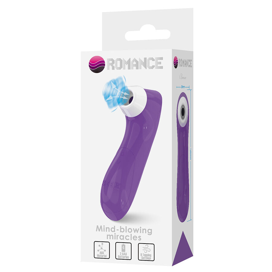 ROMANCE - CLITORAL SUCTION TOOL WITH PULSATION TECHNOLOGY PURPLE - Afbeelding 9