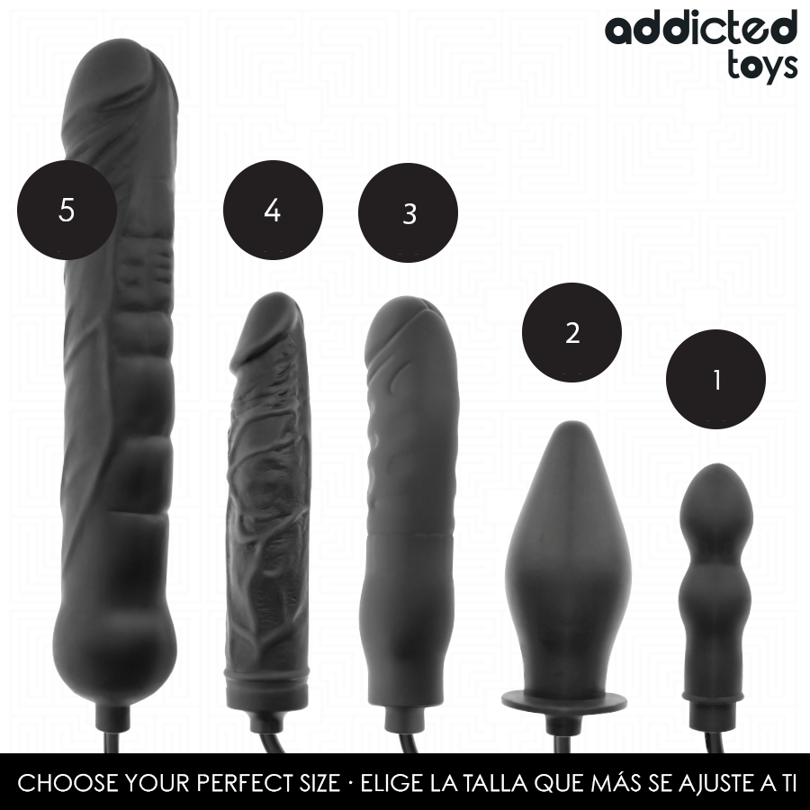ADDICTED TOYS - INFLATABLE DOUBLE BUTT PLUG MODEL 1 - Afbeelding 3