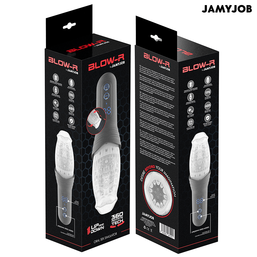JAMYJOB - BLOW-R MASTURBATOR WITH THRUSTING AND ROTATION - Afbeelding 6