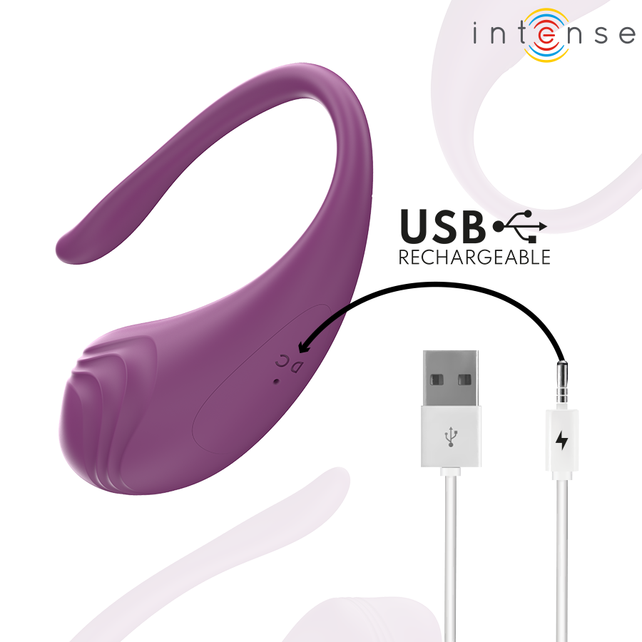 INTENSE - OLIVIA PURPLE VIBRATING EGG WITH REMOTE CONTROL - Afbeelding 8
