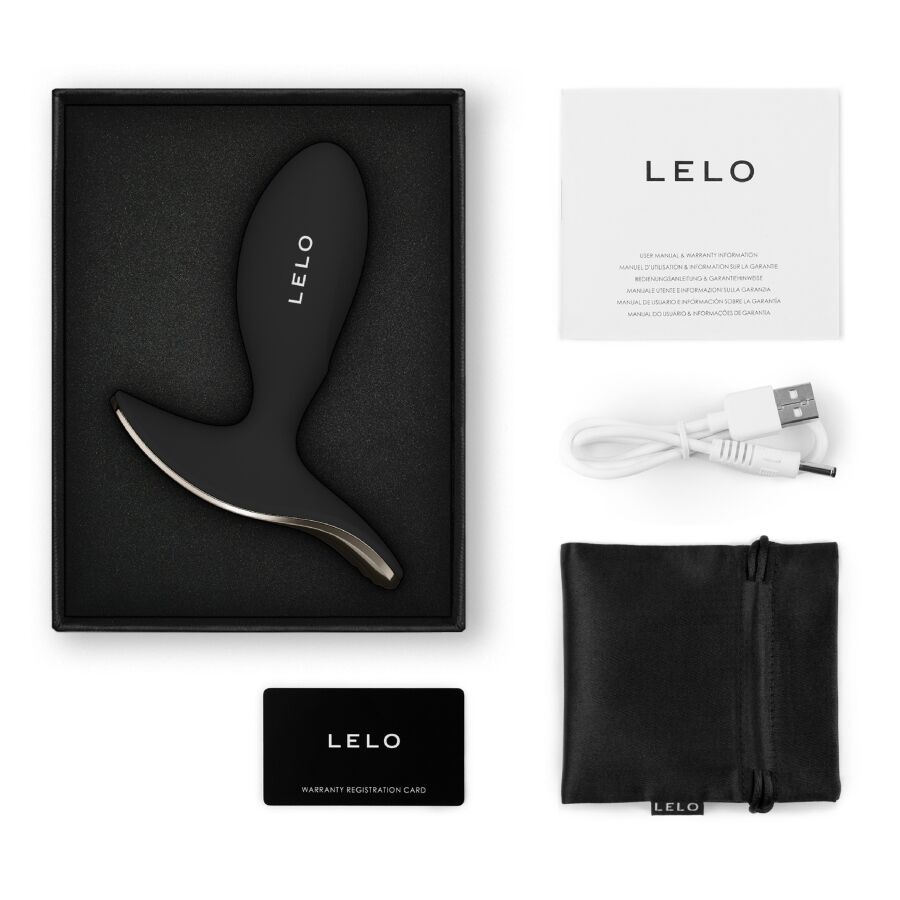 LELO - SURFER 2 UNISEX ANAL VIBRATING PLUG BLACK - Afbeelding 3