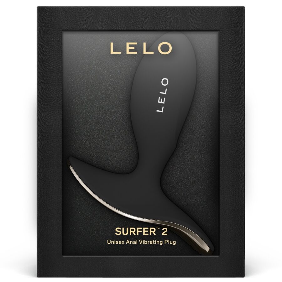 LELO - SURFER 2 UNISEX ANAL VIBRATING PLUG BLACK - Afbeelding 4