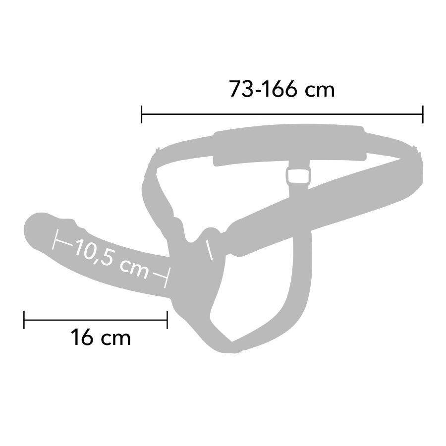 HIDDEN DESIRE - INFERNO VIBRATING PENIS SLEEVE STRAP-ON 16 CM - Afbeelding 3
