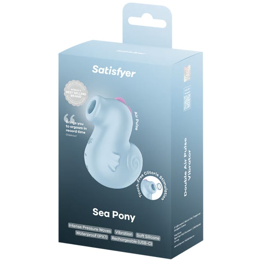 SATISFYER - SEA PONY VIBRATOR & AIR PULSE STIMULATOR - Afbeelding 3