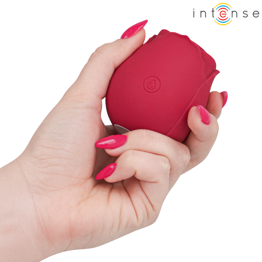 INTENSE - CAMELLIA CLITORAL SUCTION ROSE BY WAVES BORDEAUX - Afbeelding 4