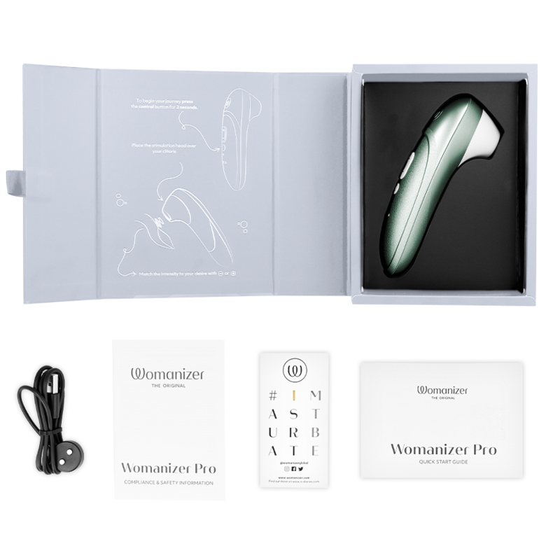 WOMANIZER - PRO VIBRANT CLITORAL STIMULATOR SAGE GREEN - Afbeelding 7