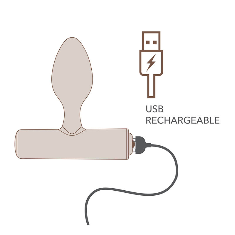 ROCKS-OFF - NOVA SOLARIS RECHARGEABLE SLIM & POWERFUL ANAL PLUG 16 FUNCTION BLACK - Afbeelding 8