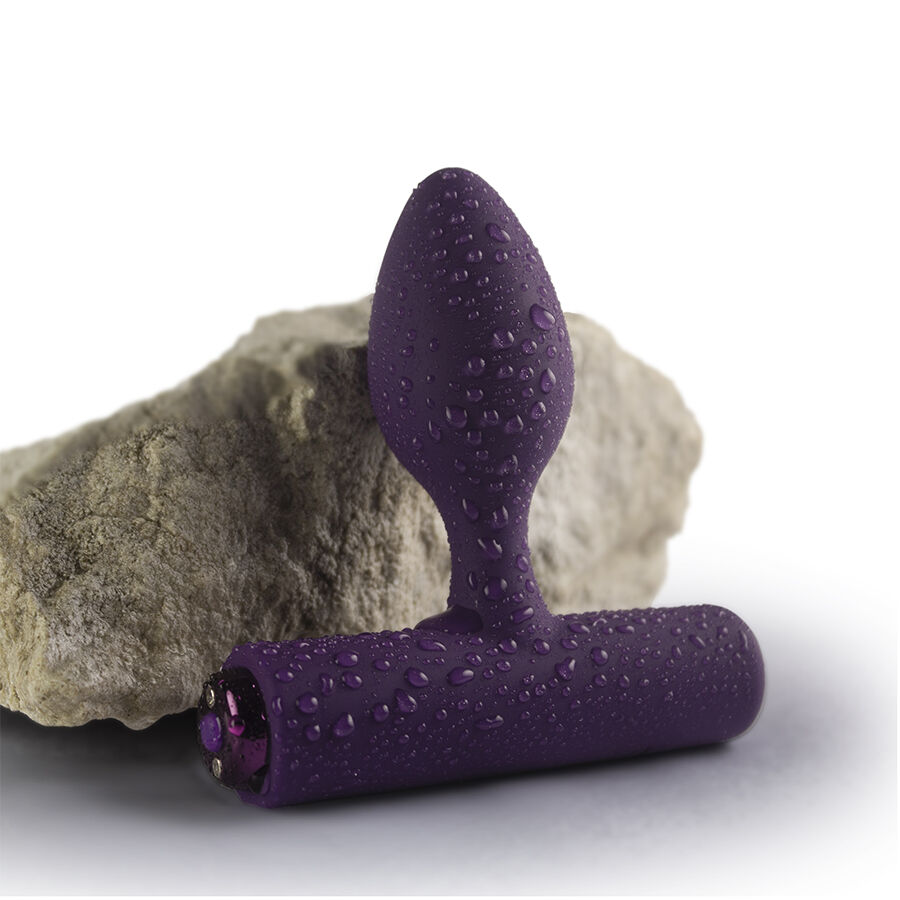 ROCKS-OFF - NOVA SOLARIS RECHARGEABLE SLIM & POWERFUL ANAL PLUG 16 FUNCTION PURPLE - Afbeelding 2