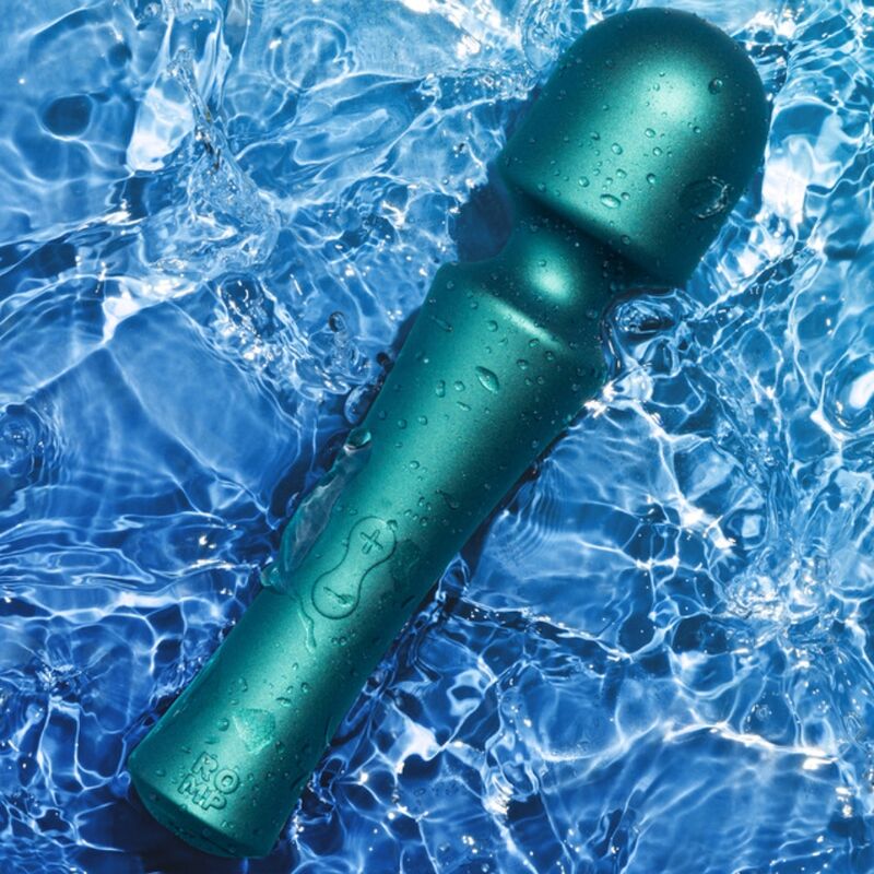 ROMP - PRESTO MINI WAND VIBRATOR FLEXIBLE HEAD GREEN - Afbeelding 10