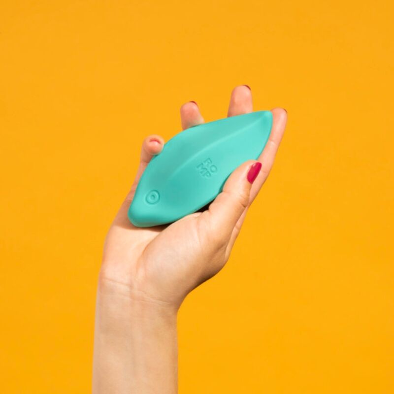 ROMP - WAVE VIBRATOR CLITORAL STIMULATOR ERGONOMIC SHAPE AQUA GREEN - Afbeelding 2