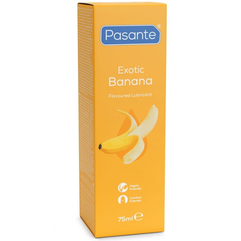 PASANTE - LUBRICANT WATER BASED BANANA FLAVOURED 75 ML - Afbeelding 2