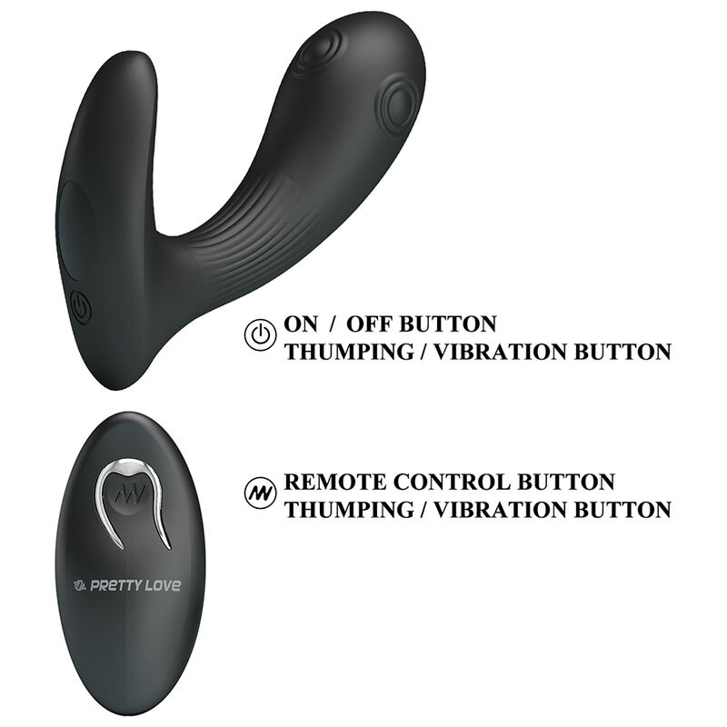 PRETTY LOVE - MIRABELLE PROSTATE VIBRATOR WITH REMOTE CONTROL - Afbeelding 6