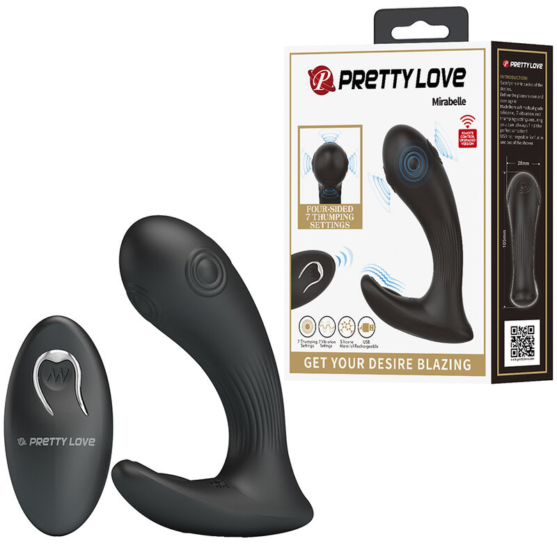PRETTY LOVE - MIRABELLE PROSTATE VIBRATOR WITH REMOTE CONTROL - Afbeelding 9