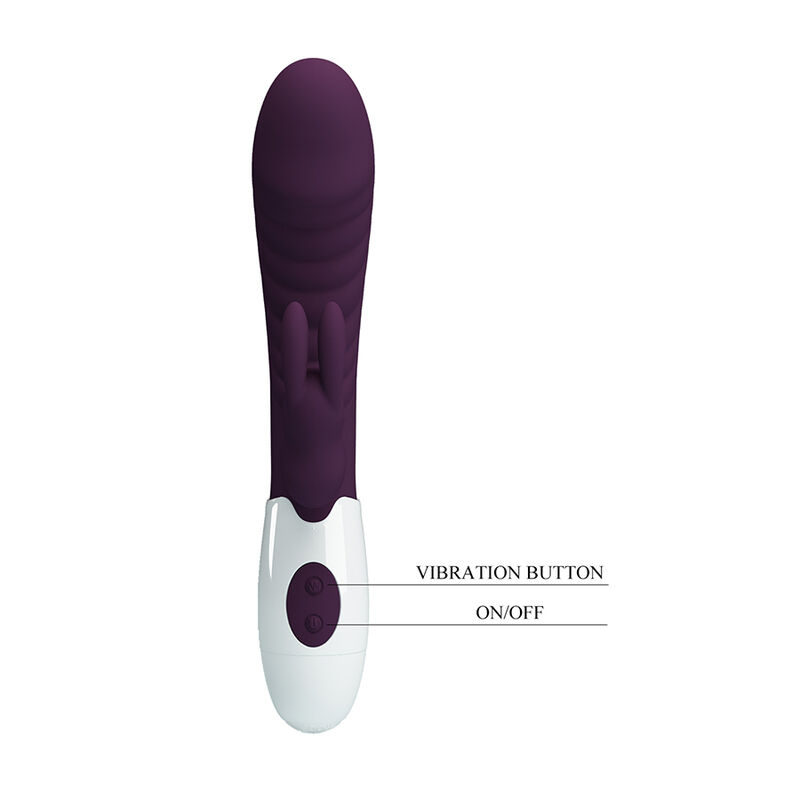 PRETTY LOVE - NAUGHTY BUNNY 30 FUNCTION RABBIT VIBRATOR PURPLE - Afbeelding 3