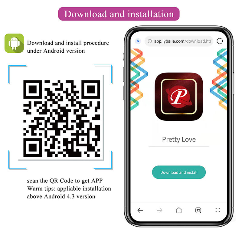 PRETTY LOVE - KLAY THRUSTING EGG VIBRATOR APP CONTROL PURPLE - Afbeelding 7