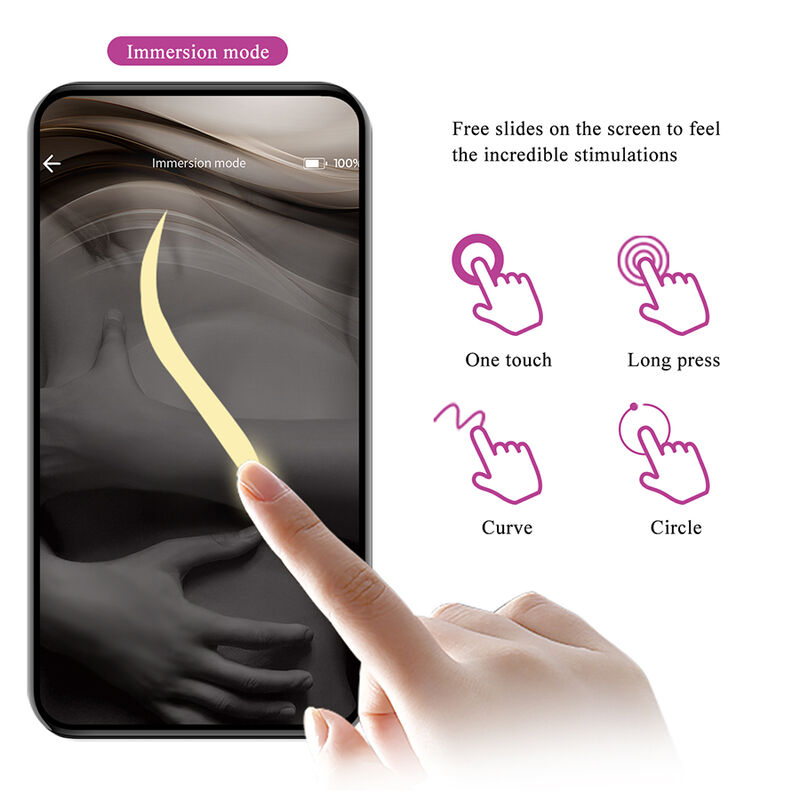 PRETTY LOVE - KLAY THRUSTING EGG VIBRATOR APP CONTROL PURPLE - Afbeelding 15
