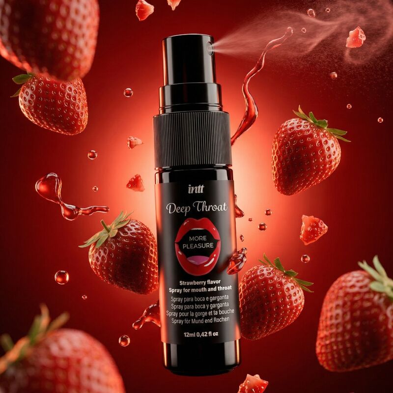 INTT - DEEP THROAT MORE PLEASURE ORAL SPRAY STRAWBERRY FLAVOR - Afbeelding 2