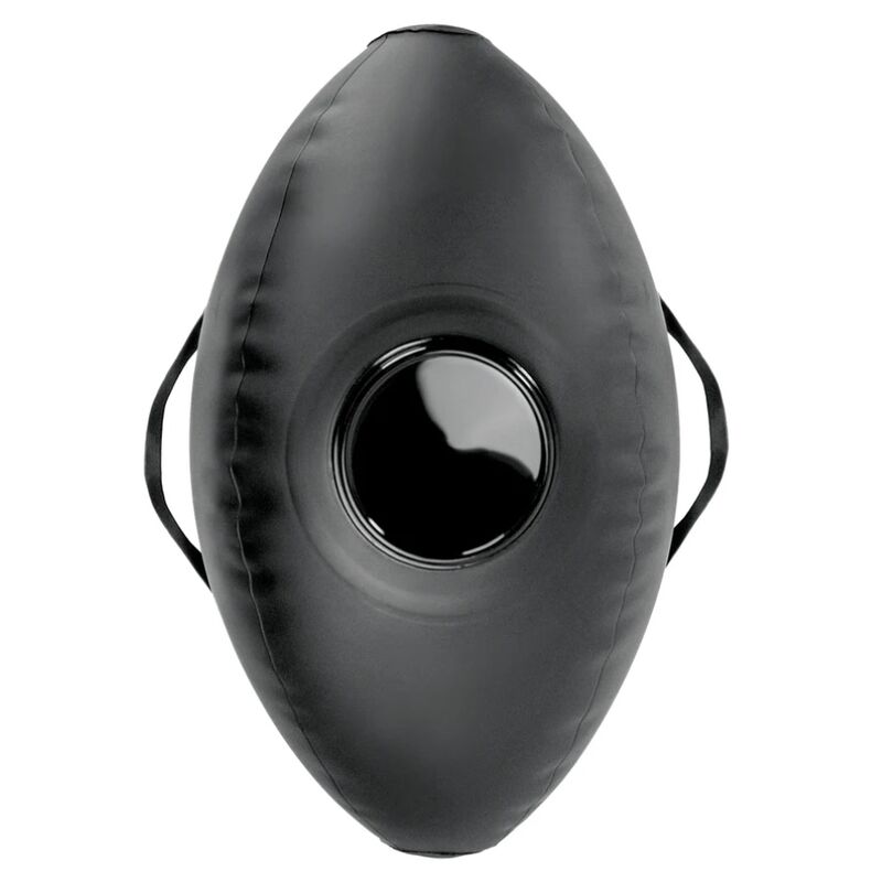FETISH FANTASY SERIES - BODY DOCK INFLATABLE LOVE BALL WITH DILDO BLACK 41.9 CM - Afbeelding 2
