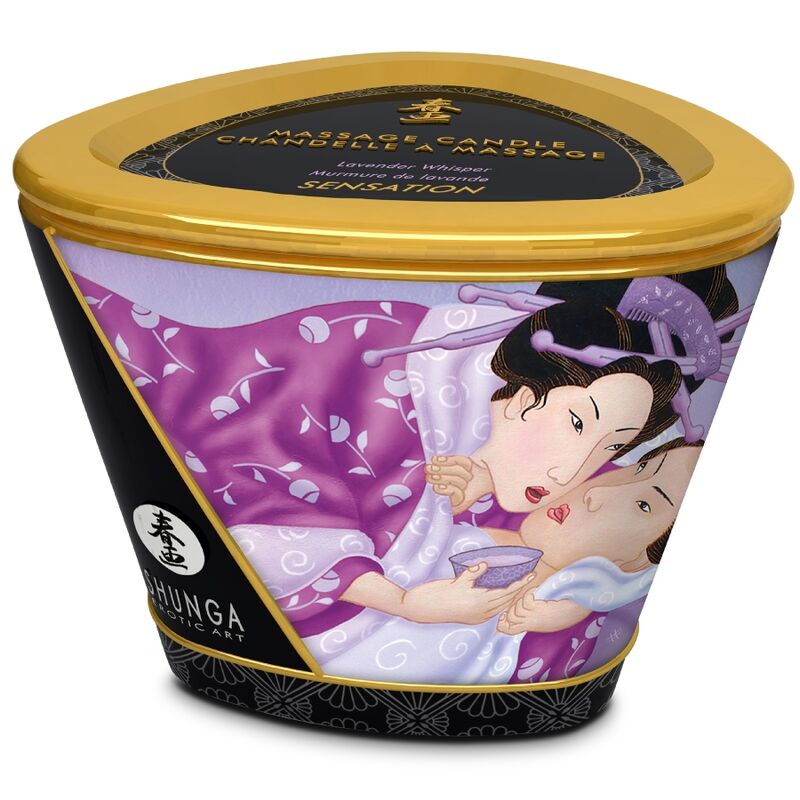 SHUNGA - MASSAGE CANDLE LAVANDER 170 ML - Afbeelding 2