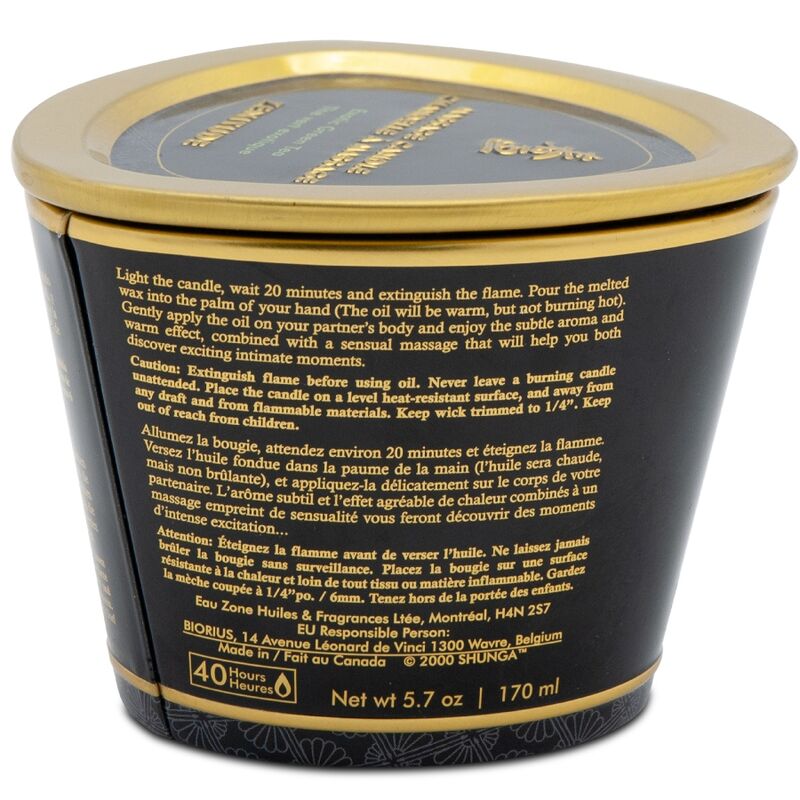 SHUNGA - MASSAGE CANDLE LAVANDER 170 ML - Afbeelding 4