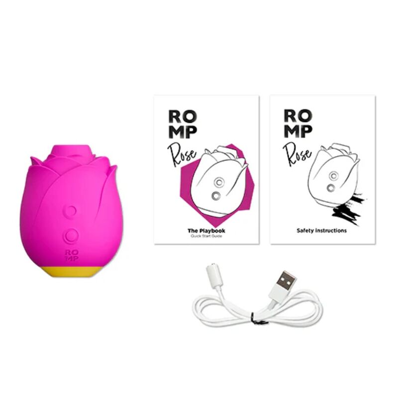 ROMP - ROSE 2.0 CLITORAL SUCTION TOOL PINK SHAPE LIMITED EDITION - Afbeelding 5