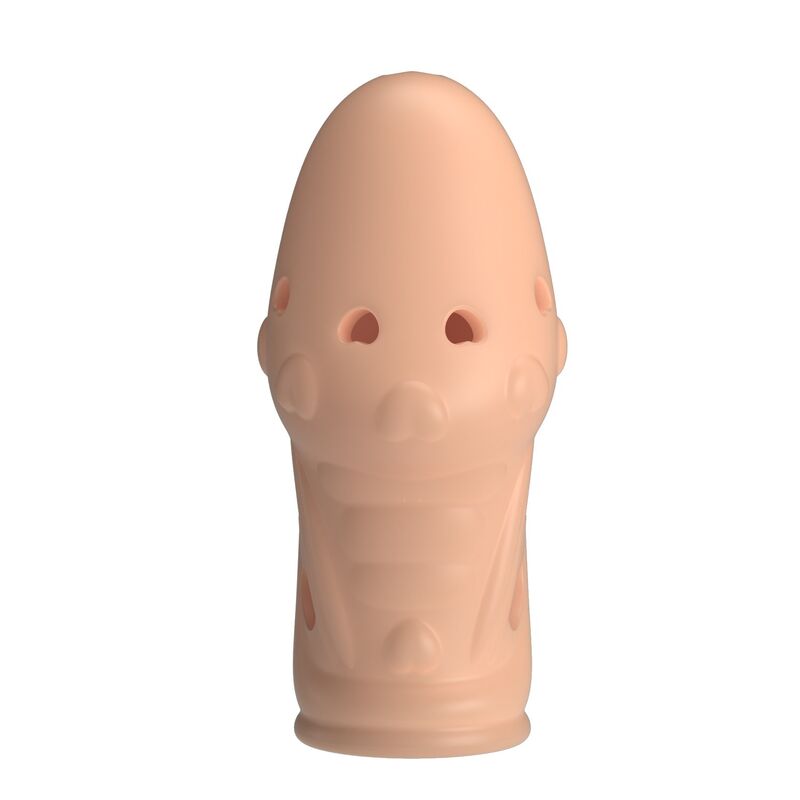 PRETTY LOVE - SOCKER TEXTURED PENIS SLEEVE NATURAL - Afbeelding 3