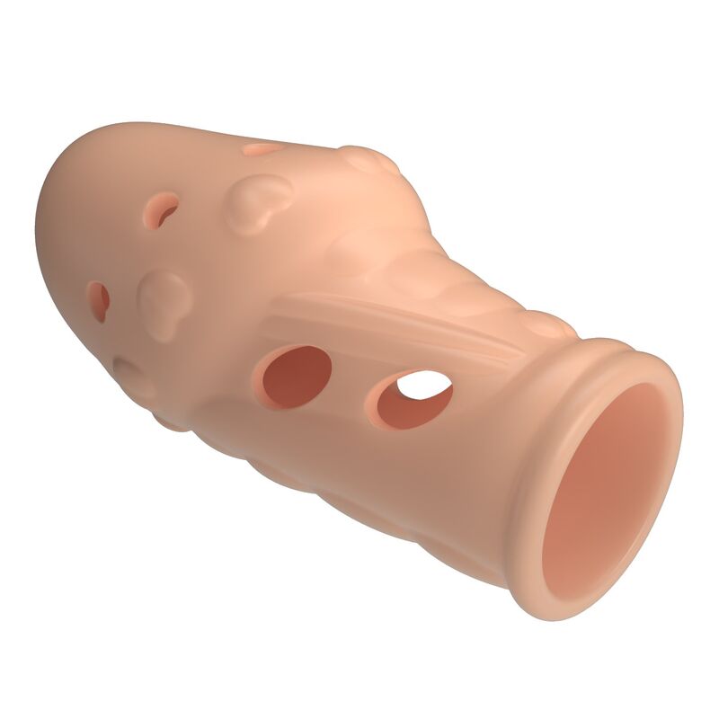 PRETTY LOVE - SOCKER TEXTURED PENIS SLEEVE NATURAL - Afbeelding 4