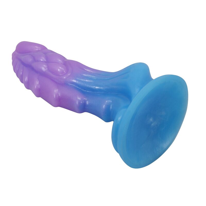 POWER MONSTERS - ATLANTEANS REALISTIC DILDO WITH SUCTION CUP 19 CM Ø 5 CM BLUE & PURPLE - Afbeelding 5