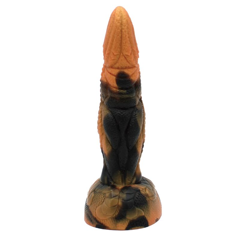 POWER MONSTERS - TYRANNOSAURUS BICOLOR FANTASY SILICONE DILDO 20.5 CM Ø 5 CM - Afbeelding 5