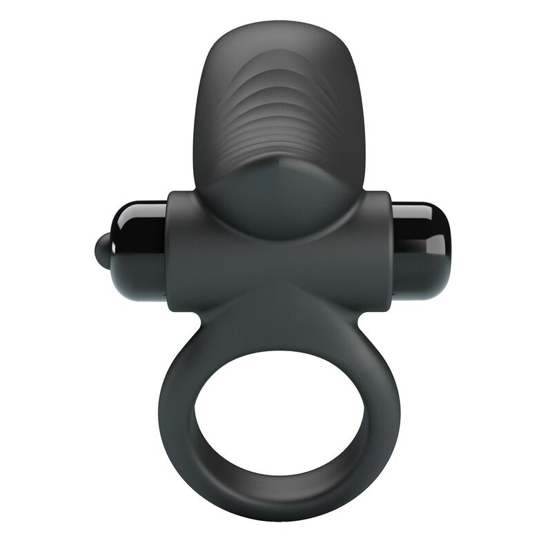 PRETTY LOVE - ADRIEN VIBRATING PENIS RING 10 FUNCTIONS BLACK - Afbeelding 4