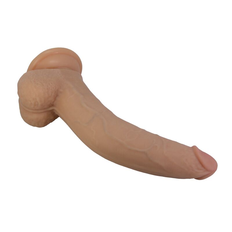 PRETTY LOVE - ELLCUMENT REALISTIC FLEXIBLE DILDO 18 CM Ø 4.5 CM TPE NATURAL - Afbeelding 4