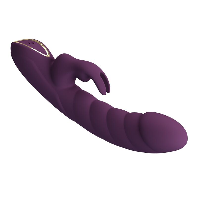 PRETTY LOVE - HARPER RECHARGEABLE RABBIT VIBRATOR 10 FUNCTIONS PURPLE - Afbeelding 9