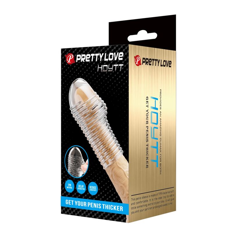 PRETTY LOVE - HOTTT PENIS SLEEVE GET YOUR PENIS THICKER TRANSPARENT - Afbeelding 7