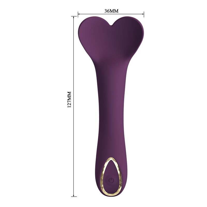 PRETTY LOVE - KENYELL RECHARGEABLE VIBRATOR 10 FUNCTIONS PURPLE - Afbeelding 4