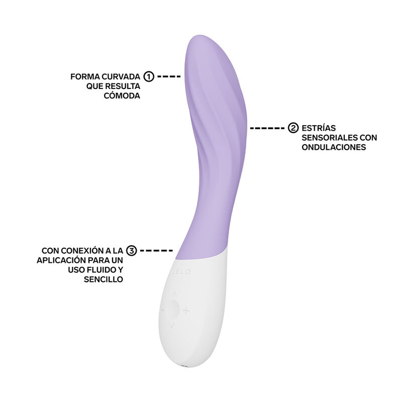 LELO - MONA TWIST RECHARGEABLE APP-CONTROLLED G-SPOT VIBRATOR LAVENDER - Afbeelding 2