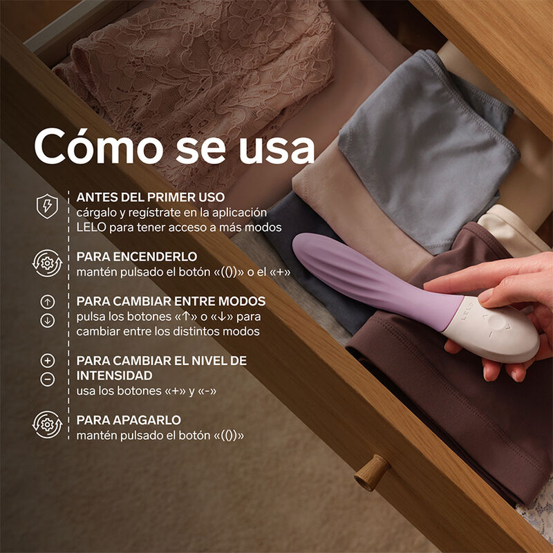LELO - MONA TWIST RECHARGEABLE APP-CONTROLLED G-SPOT VIBRATOR LAVENDER - Afbeelding 6