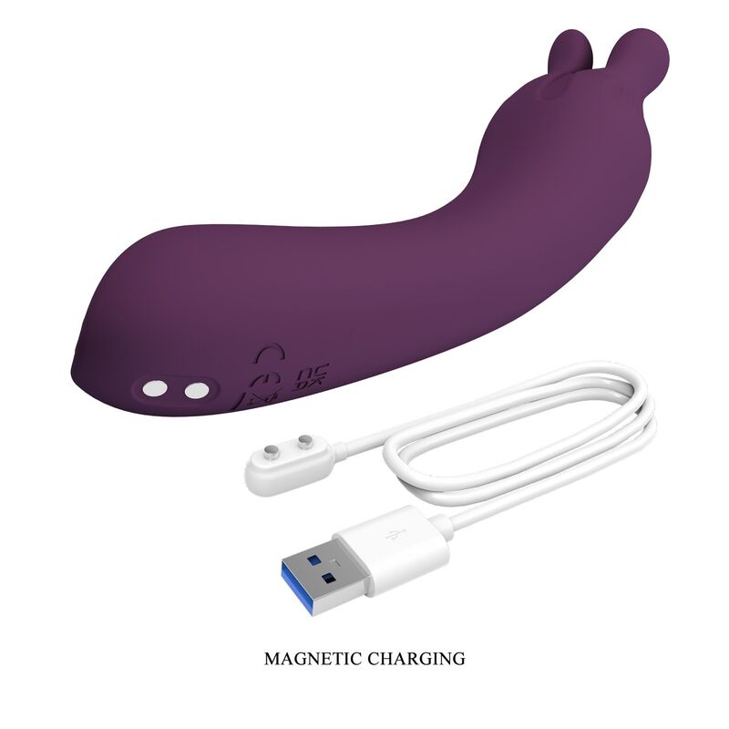 PRETTY LOVE - LUNAO RECHARGEABLE VIBRATOR 10 FUNCTIONS PURPLE - Afbeelding 10