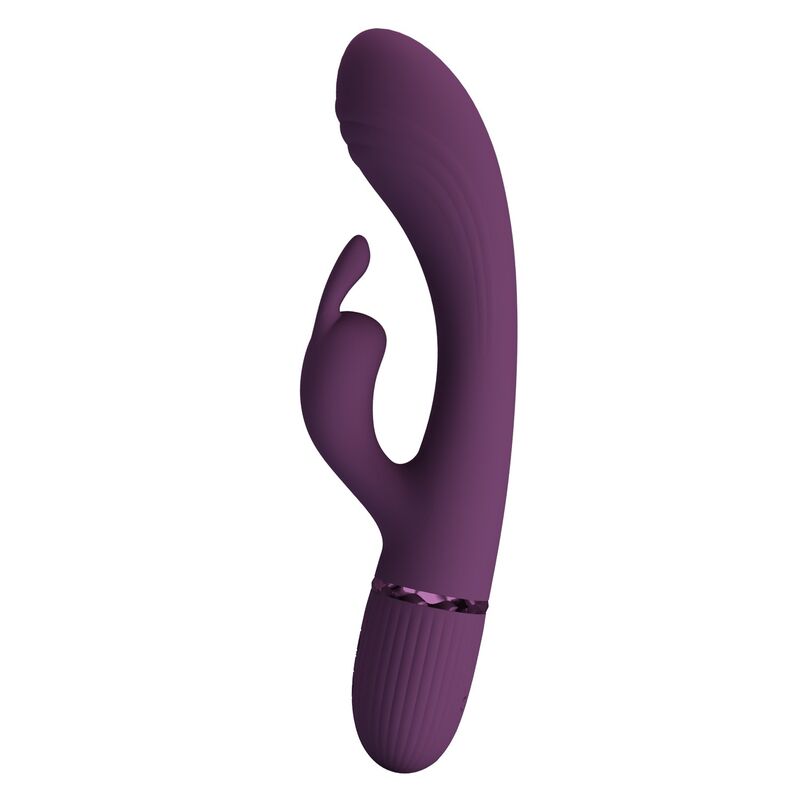 PRETTY LOVE - ROCCO RECHARGEABLE RABBIT VIBRATOR 10 FUNCTIONS PURPLE - Afbeelding 8